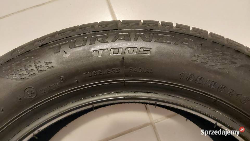 BRIDGESTONE TURANZA T005 19555R16 87H letnie 4 Łódź