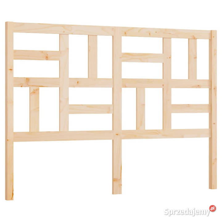 Wezgłowie łóżka 141x4x104 lite drewno sosnowe Warszawa