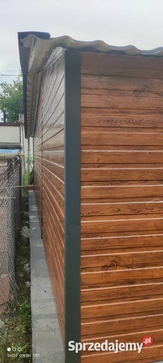 81B Garaż Blaszany DWUSPADOWY Garaże Wiaty Hale Tomaszów Lubelski