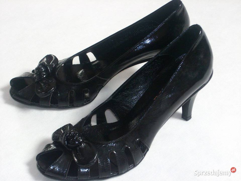 NOWE Buty Skórzane SKÓRA Ażurowe 39 vintage Nowy Sącz