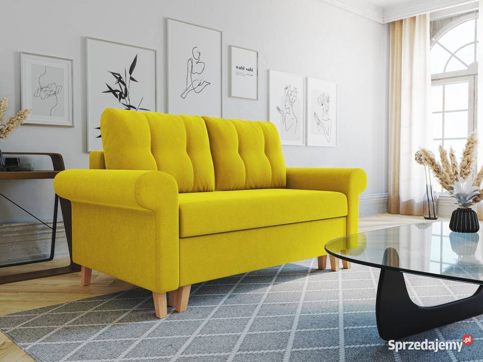 Stylowa Sofa Wersalka II Łóżko Styl Skandynawski Wysyłka!