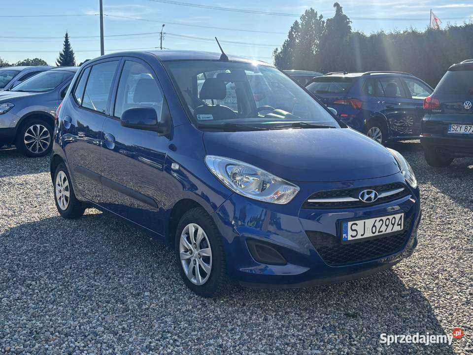 Hyundai i10 niebieski śląskie Paniówki