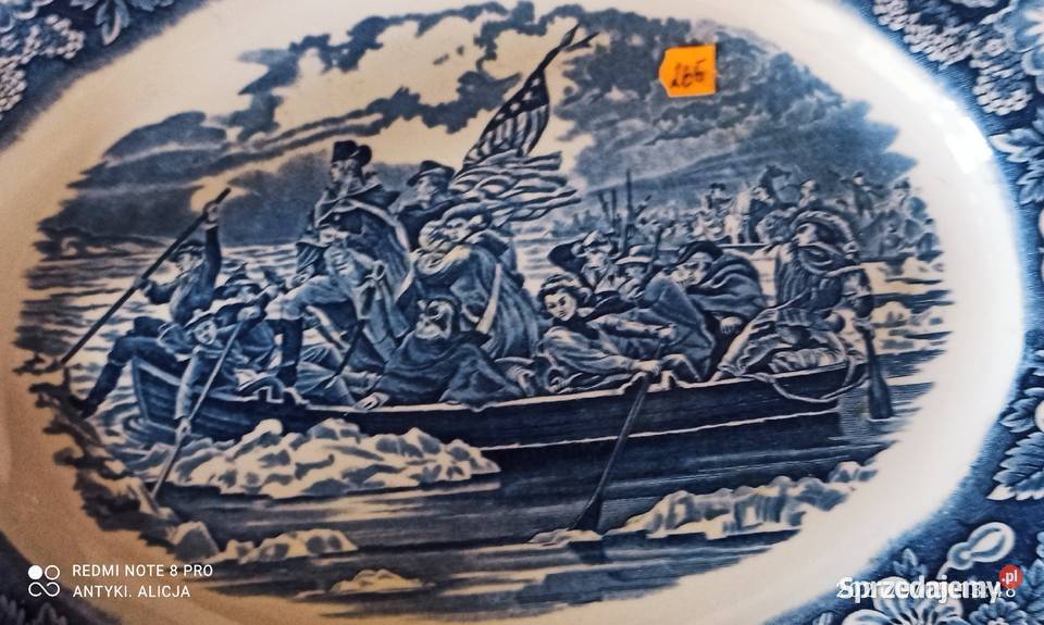 Patera owalna Historic Colonial Uratowani pomorskie Gdańsk