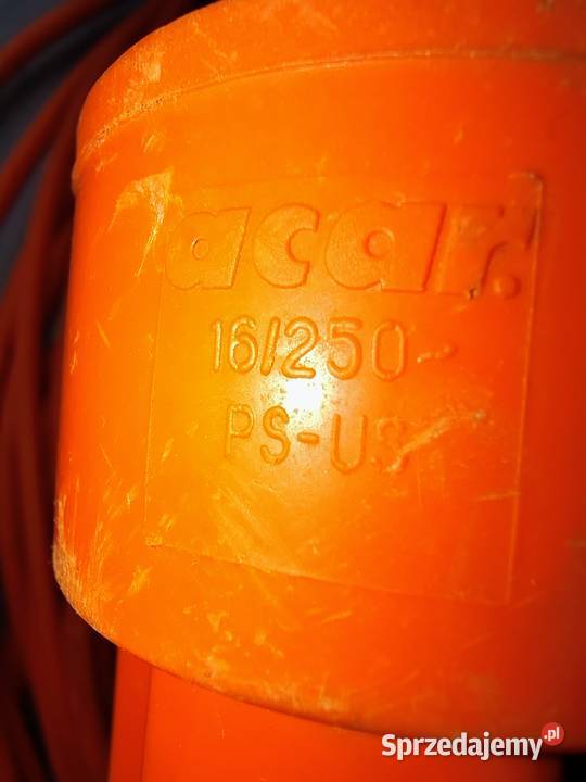 Przedłużacz ogrodowy ACAR 15m 16A250V mocny Kable i przewody