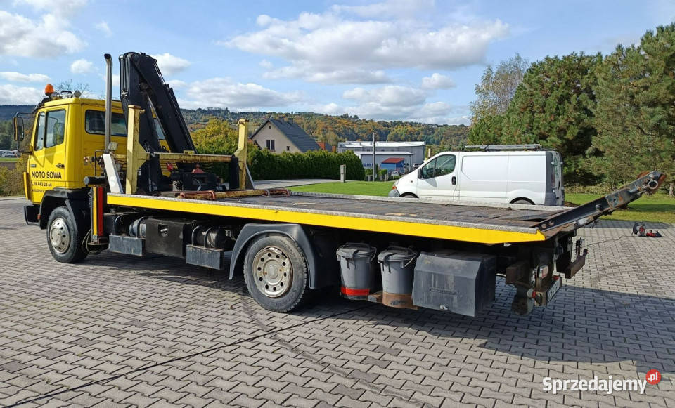 Mercedes 1317 Pomoc Drogowa Laweta HDS motyl 165KM Nowy Sącz