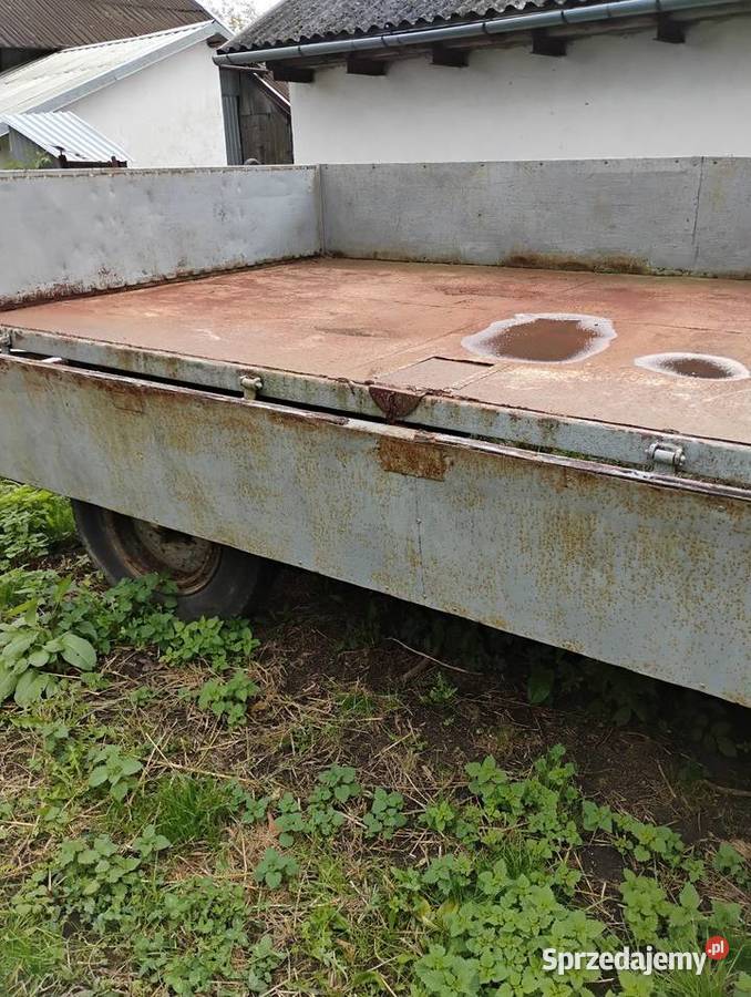 Przyczepa sztywna D 46 Przyczepy rolnicze Wola Zdakowska