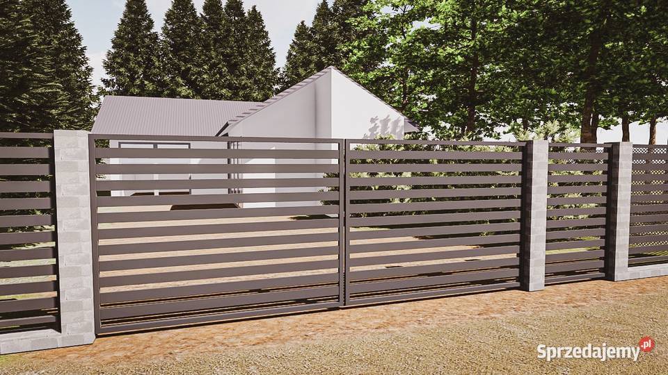 Brama ogrodzeniowa nowoczesna KLARA2