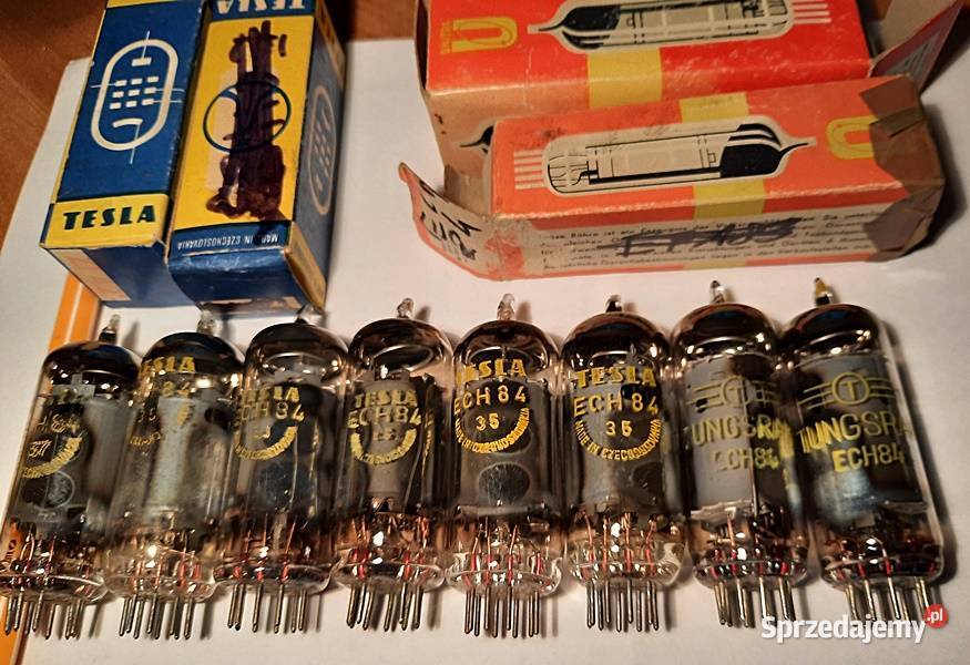 Lampa elektronowa ECH 84 Tesla Tungsram wielkopolskie Ostrów Wielkopolski