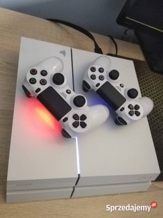 PlayStation 4 sprawna biała CUH1116A 500GB 2 mazowieckie Warszawa