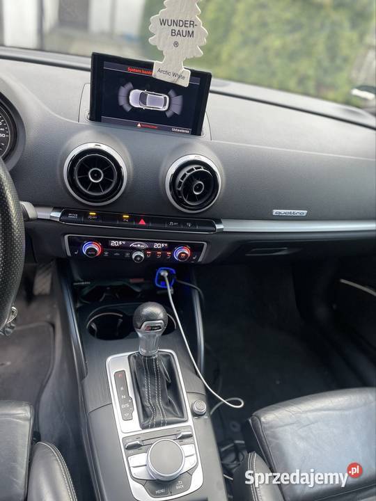 Audi A3 8V 3D QUATTRO 184 S tronic Sline BO Konin sprzedam