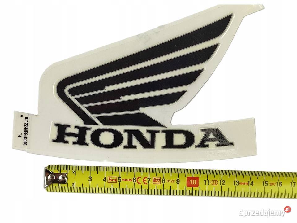 NAKLEJKA NA BAK LEWA HONDA CB600F HORNET 07 09 lubelskie