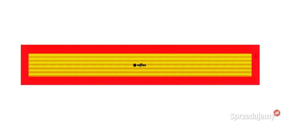 Tablica odblaskowa 1130x195 mm AL przyczepa 1 el Przysieka Polska sprzedam