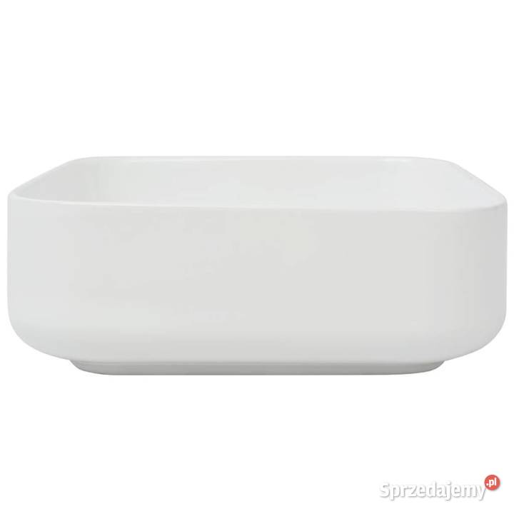 vidaXL Umywalka ceramiczna kwadratowa 39x39x135 mazowieckie Warszawa