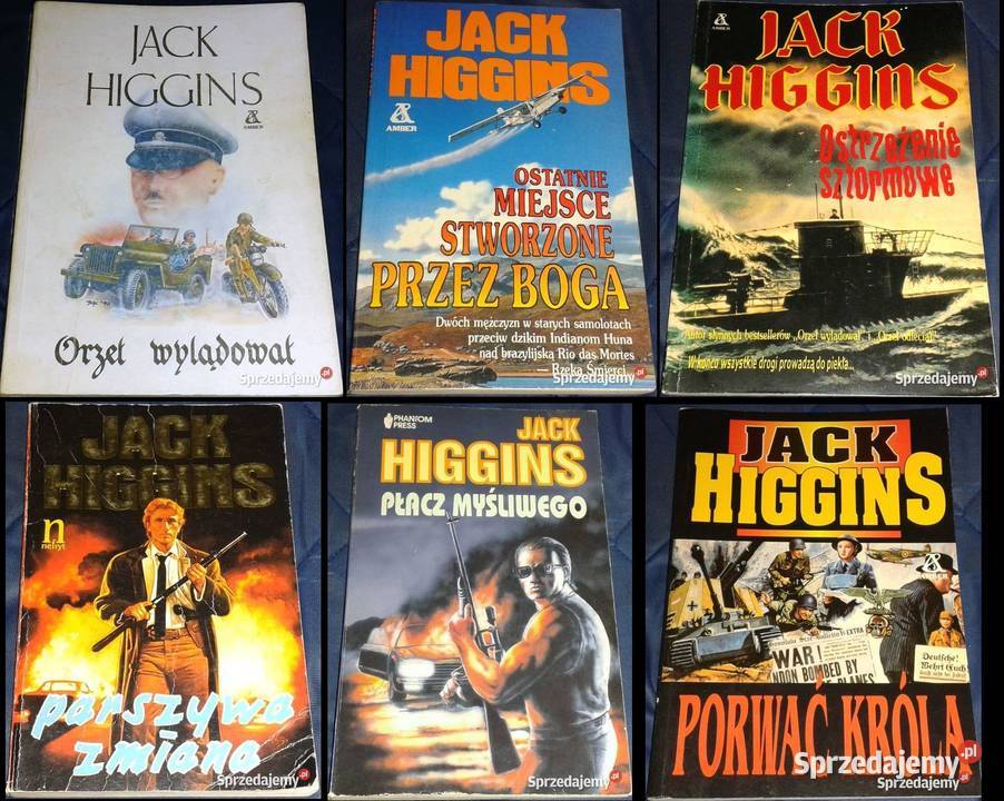 Jack Higgins 26 książek miękka