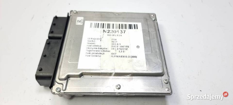 KOMPUTER BMW SERIA 1 E87 DDE7803372