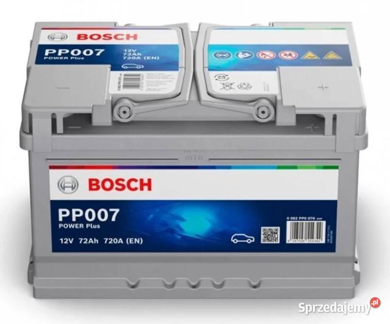 Akumulator Bosch 72Ah 720A EN PP007 PRAWY PLUS Motoryzacja dolnośląskie
