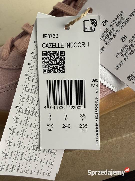 ButySneakersy Adidas Gazelle Indoor J JP8763 Warszawa sprzedam