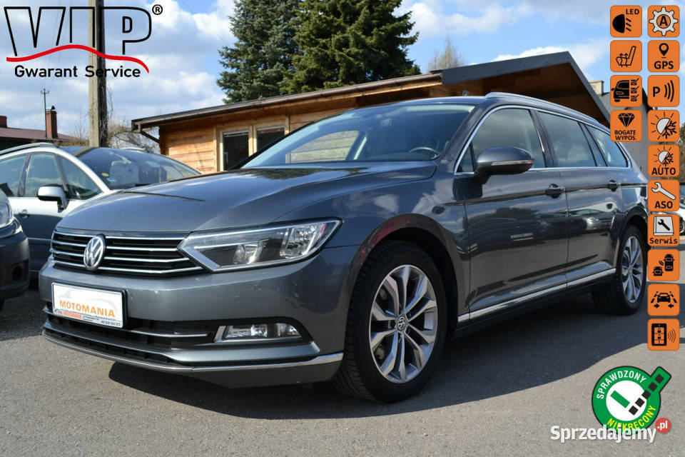 Volkswagen Passat ŁadnyVirtualKeyllessGoLEDEl ABS śląskie