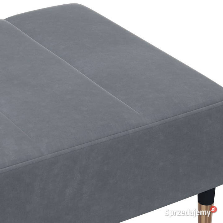 Podnóżek ciemnoszary 77x55x31 aksamit WM4007394 Warszawa