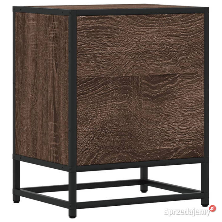 Szafki nocne 2 brązowy dąb 40x31x50 WM848683 Warszawa
