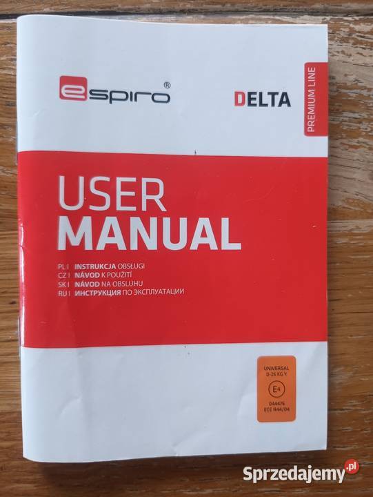 Fotelik samochodowy ESPIRO DELTA 6-25kg Konin