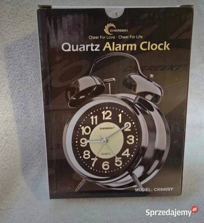 Budzik CHEREEKI Quartz Alarm Clock model CK6409Y