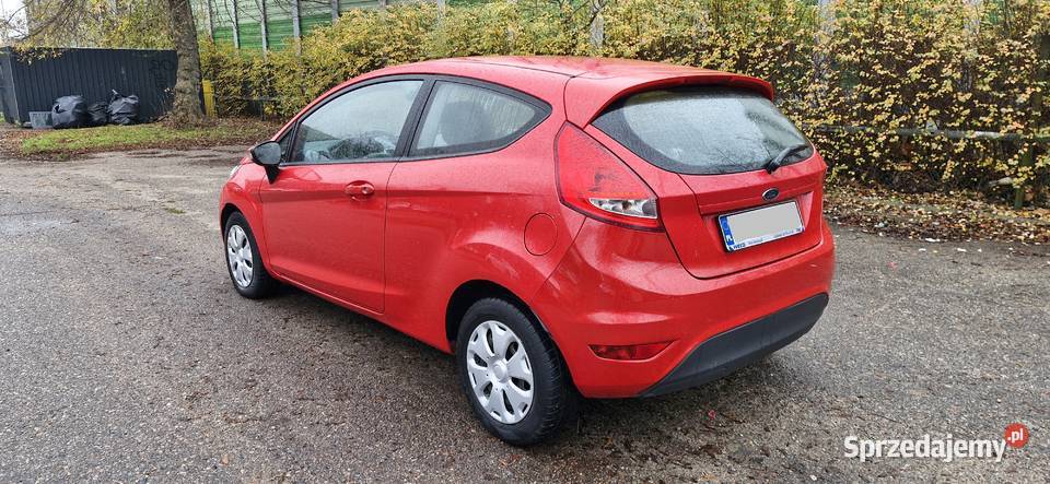 Ford Fiesta 13 B 2010r klimatyzacja 160 czerwony Fiesta Gdańsk