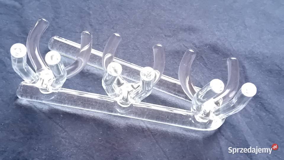 Szklany stojak na fajki ręcznie formowany Ars sprzedam