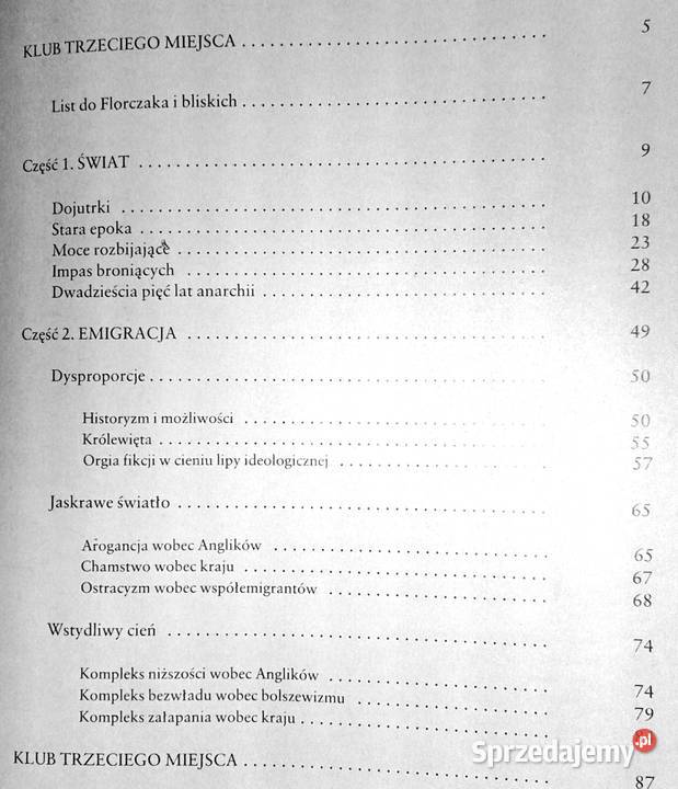 Klub trzeciego miejsca Dzieła emigracyjne Tom 3 Chełm