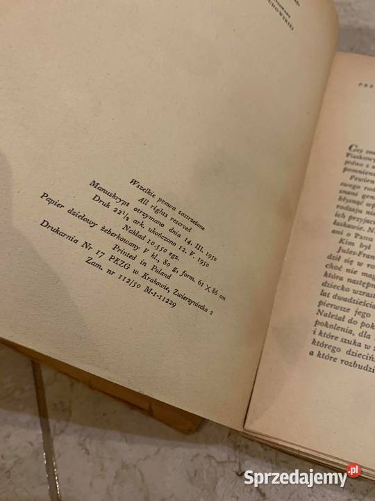 Pan na piaskowym zamku Jules De La Madelene 1950 podkarpackie Jasło