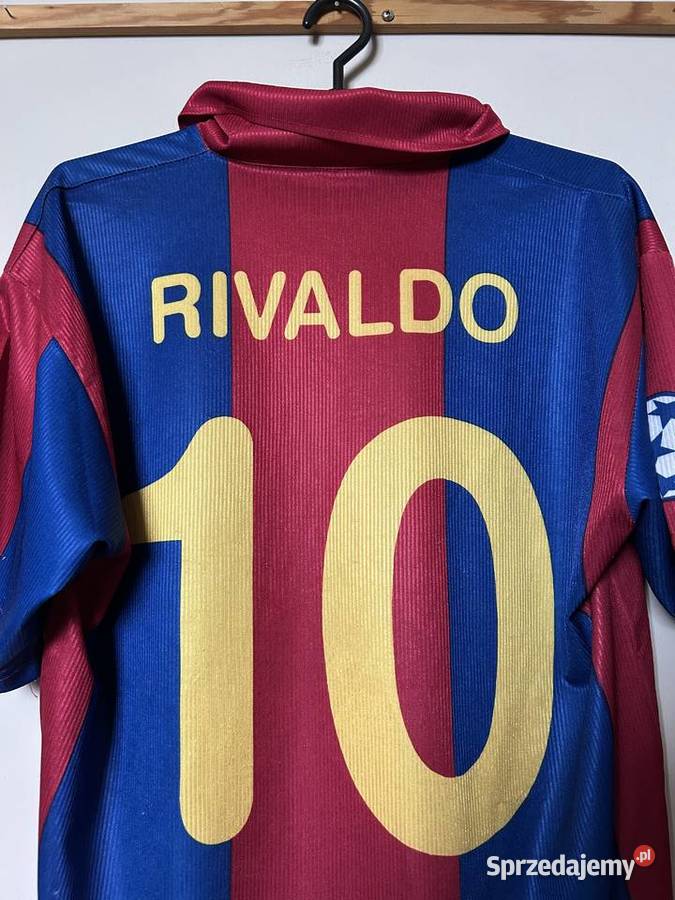 Vintage FC BARCELONA 1998 1999 10 RIVALDO L Sporty drużynowe dolnośląskie