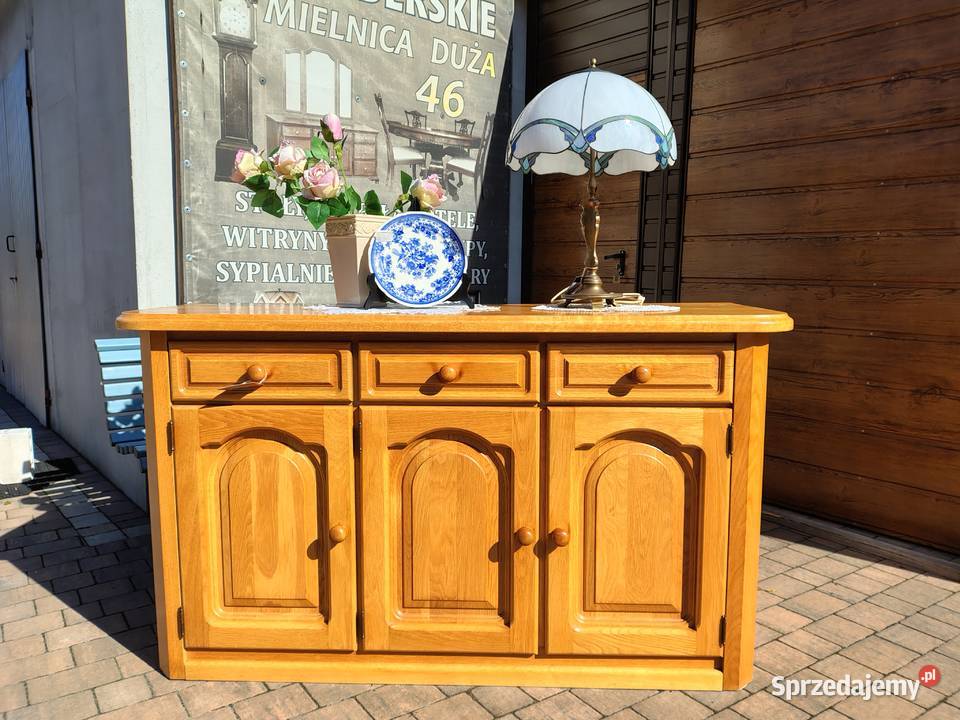 komoda dębowa z szufladami Komody Mielnica Duża