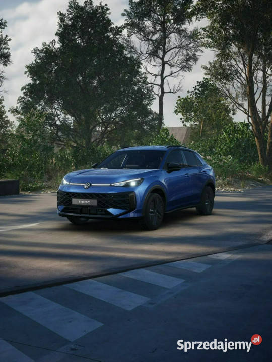 Volkswagen TRoc Wersja RLine 15 eTSI 150 DSG elektrochrom. lusterko wst. Łódź