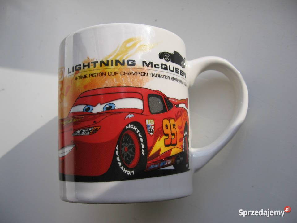 PIXAR Cars Disney auto McQueen kubek garnuszek Przemyśl
