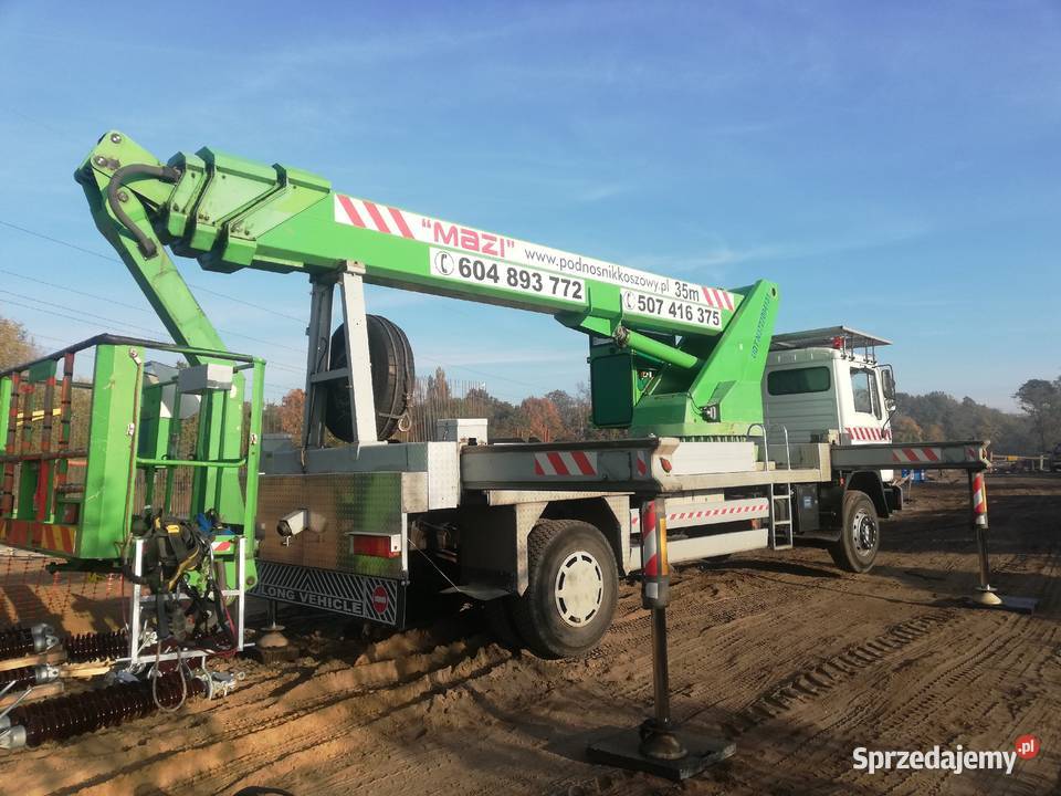 Man 18222 Wumag WT 350 podnośnik koszowy nie Wrocław sprzedam