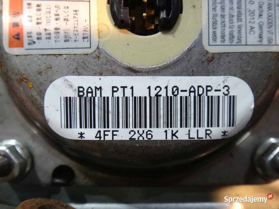 SUZUKI SWIFT MK7 13r AIRBAG poduszka kierowcy Suków