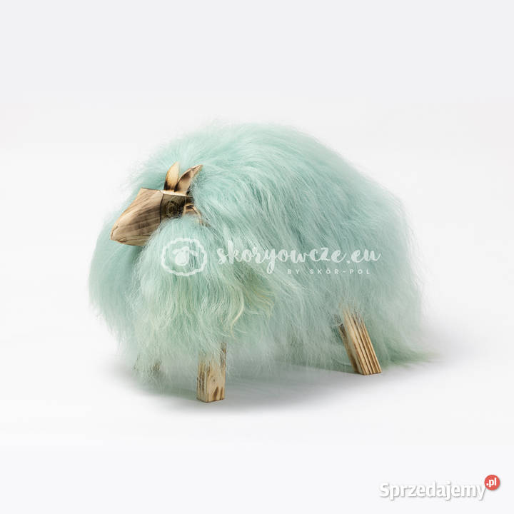 Krzesło baranek dekoracyjny miętowy Szaflary