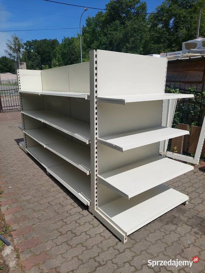Gondola sklepowa z regałami szczytowymi 170 Białystok