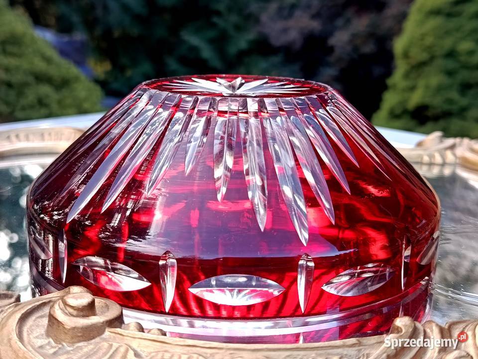 Misa kryształowa czerwona lubuskie Klenica