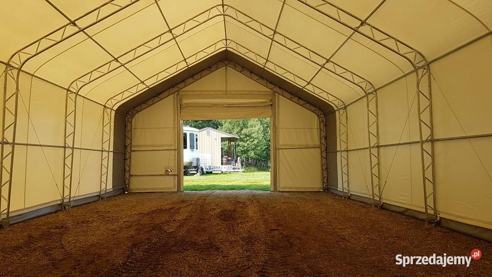 Hala namiotowa z dwuspadowym dachem 915x122m PVC Biznes i Przemysł Wrocław