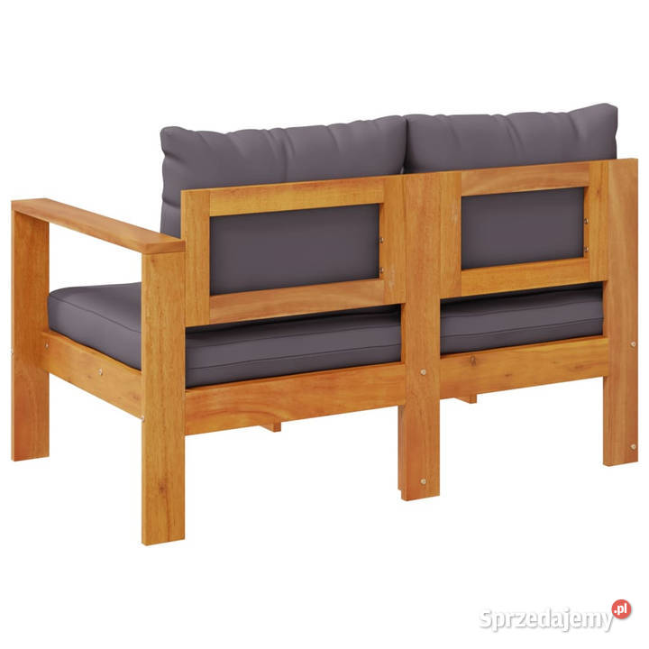 Sofa ogrodowa z podłokietnikiem 2osobowa drewno Warszawa