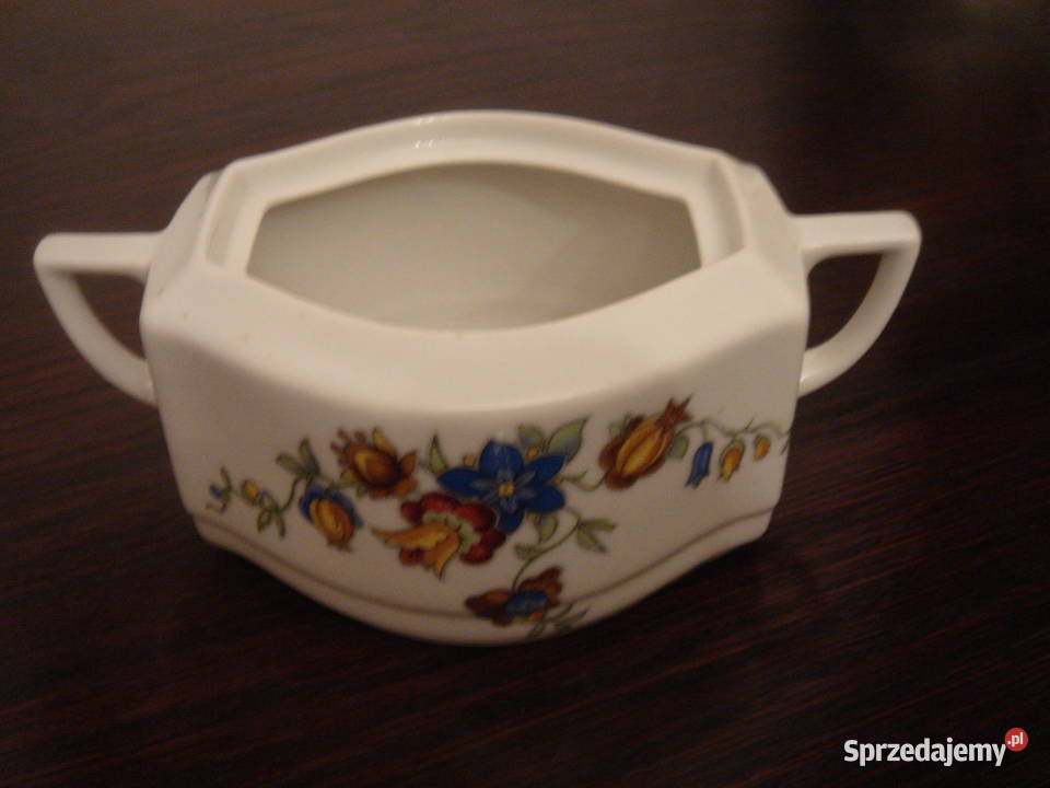 Ćmielów przedwojenna cukiernica porcelanowa Łódź sprzedam