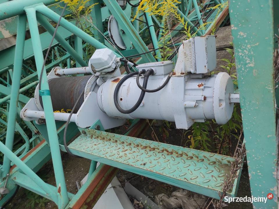 Żuraw wieżowy górnoobrotowy Potain SP 85A 1997 Dźwigi, podnośniki dolnośląskie Ligota Piękna