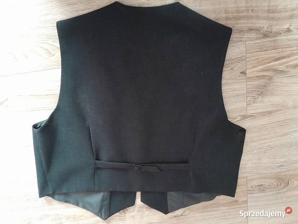 Kamizelka garniturowa czarna 60 Wieliczka