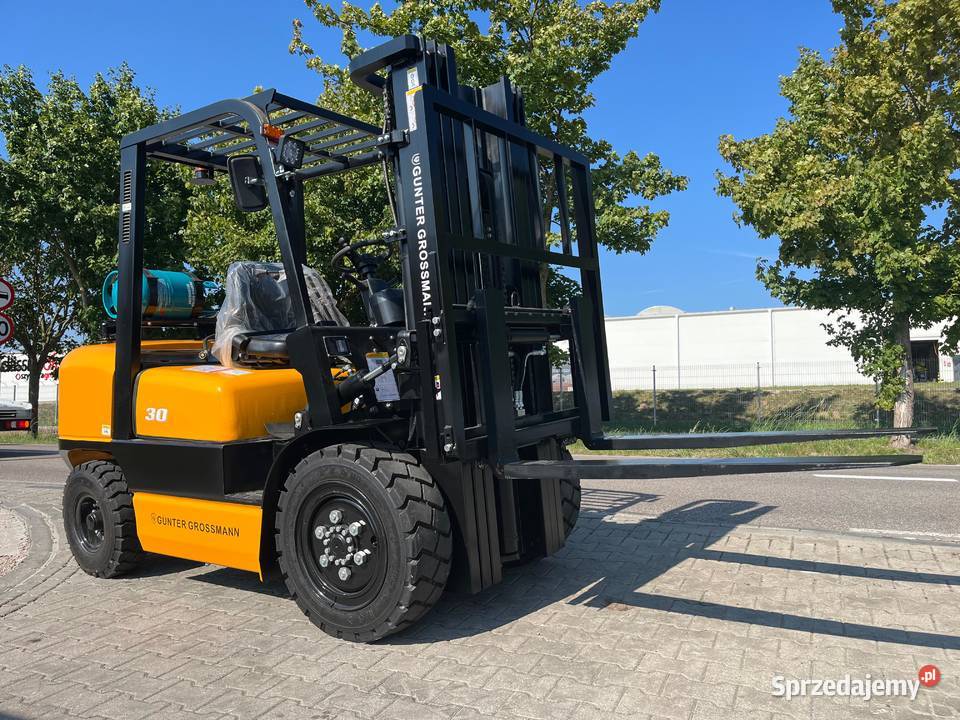 3T Wózek widłowy LPG duplex Gunter Grossmann