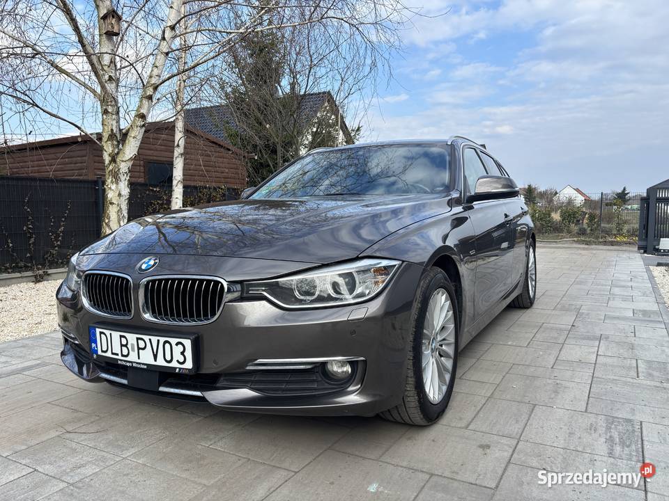 Bmw 320d f31 luxury bogate wyposażenie super Seria 3 dolnośląskie Wrocław