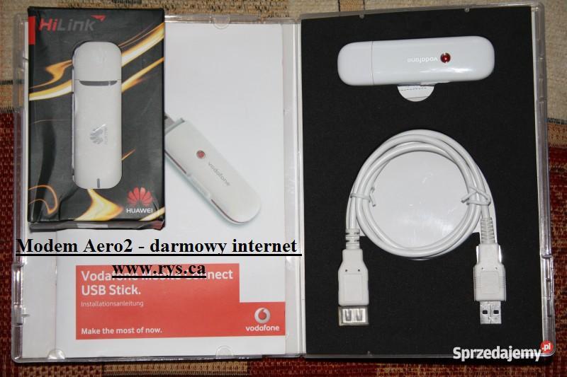 Modem USB do darmowego internetu K3565 umts siml Szczecin sprzedam