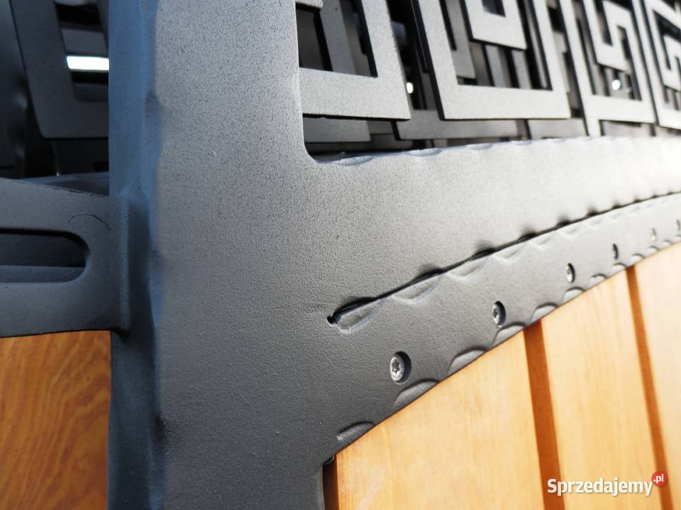 D2 Brama dwuskrzydłowa wjazdowa kuta drewno Poznań sprzedam