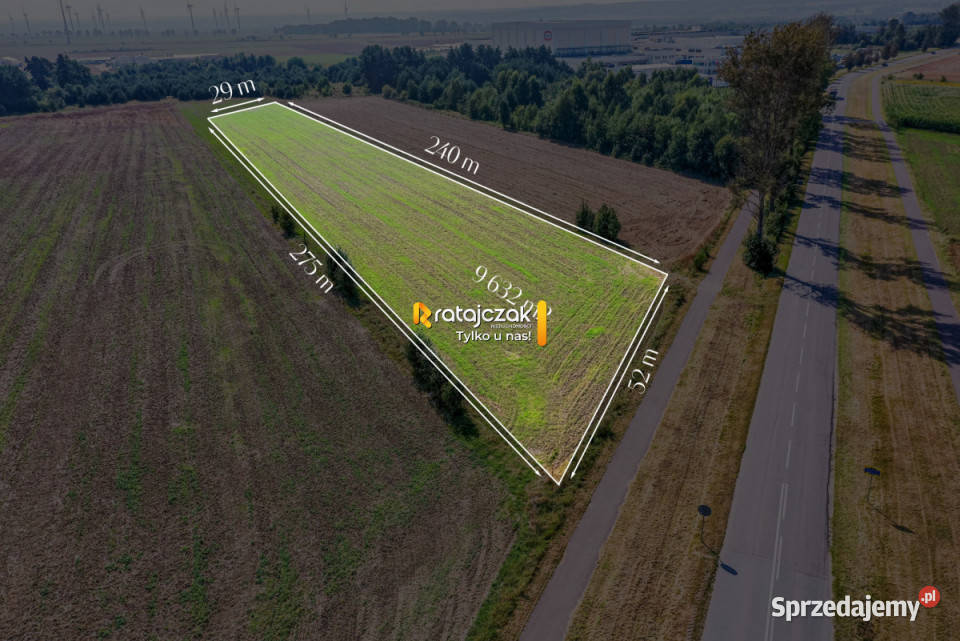 sprzedaży gruntu 9632m2 Łebcz Dr Augusta
