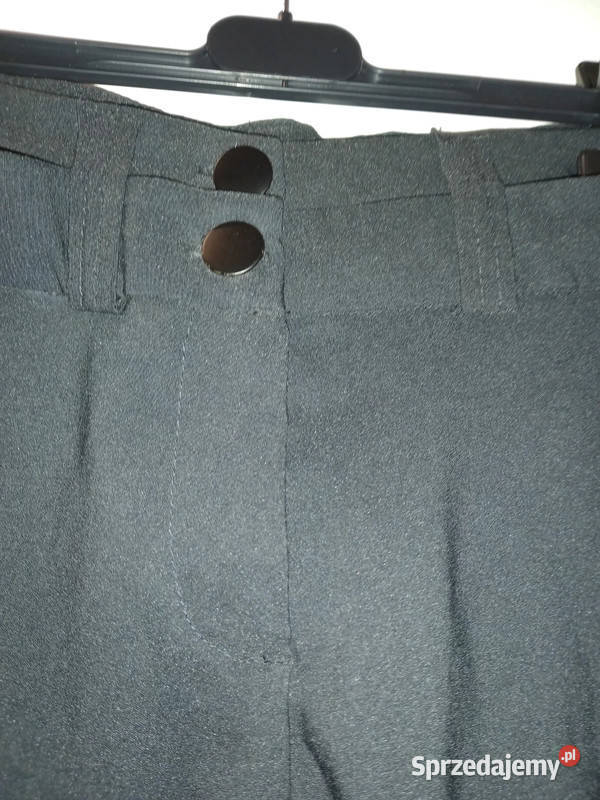 Spodnie Damskie Czarne Szerokie Identic 3840 Rozmiar 40(L)